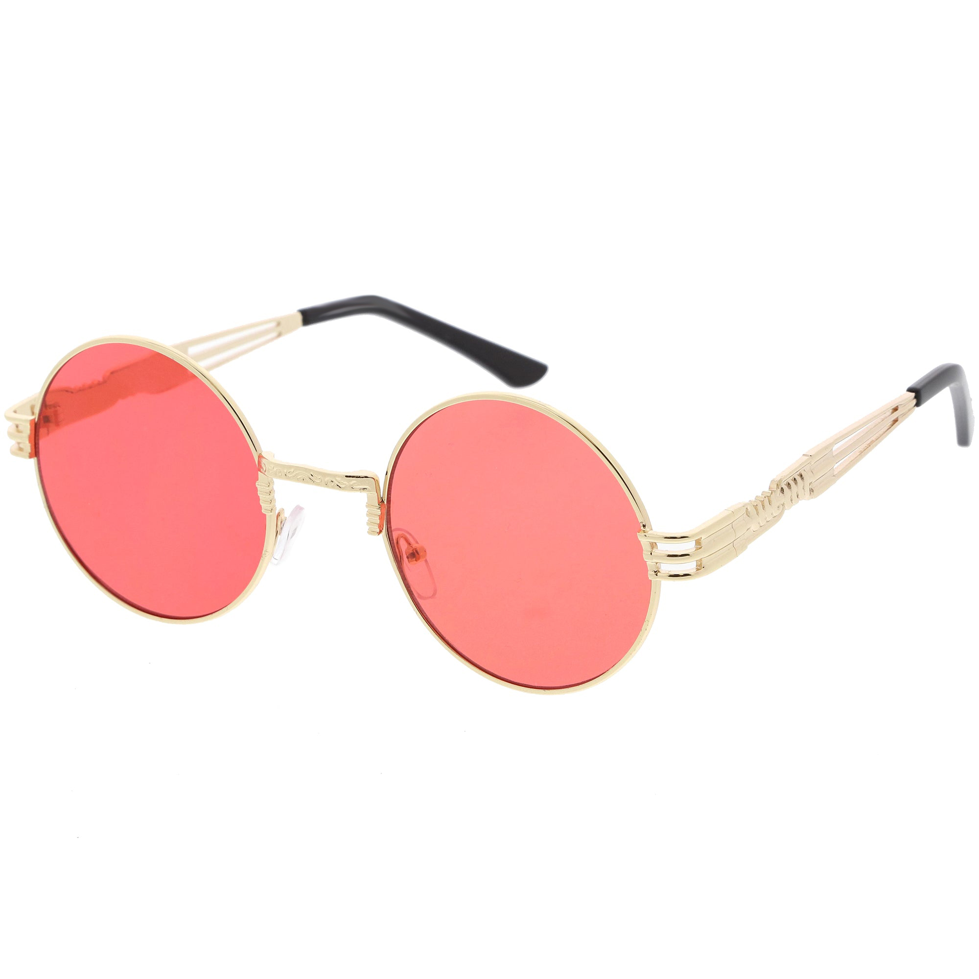 Matte Black Red Mirror Polarized Glass